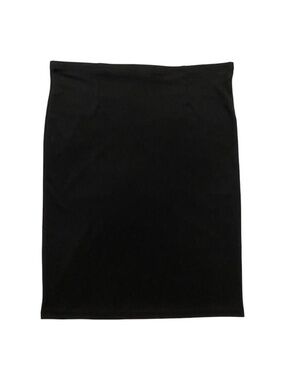 Women's Black pencil office core stretchy skirt
